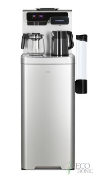 Кулер с чайным столиком Тиабар Ecotronic TB44-LE silver ― ООО "Экосистемс" питьевое оборудование Ecotronic: кулеры, пурифайеры, тиабары, фильтры